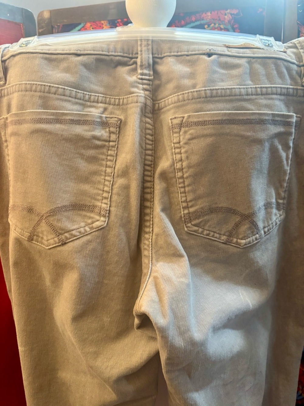 Christopher Blue Grey corduroy Straight-Leg Jeans - Picture 3 of 6